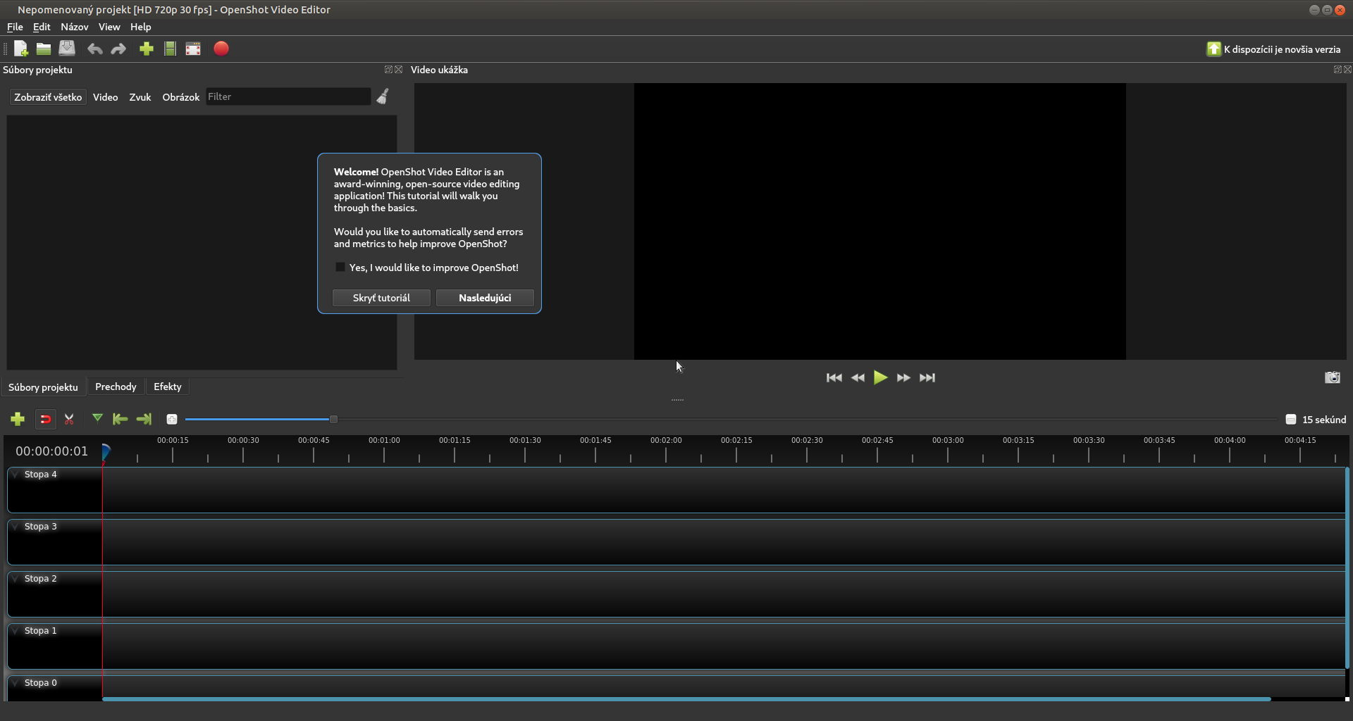 OpenShot video editor