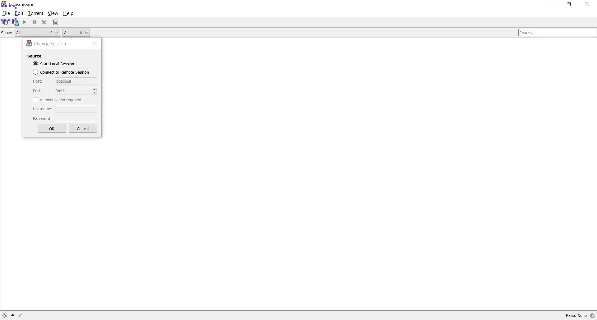 Transmission - bezplatný Bittorrent klient
