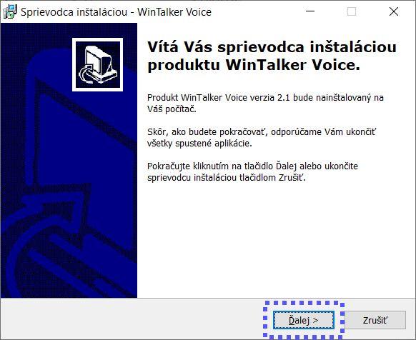 WinTalkerVoice - hlasový výstup