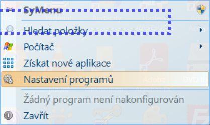 Symenu - vytvorenie pokročilej ponuky s vlastnými nastaveniami a položkami